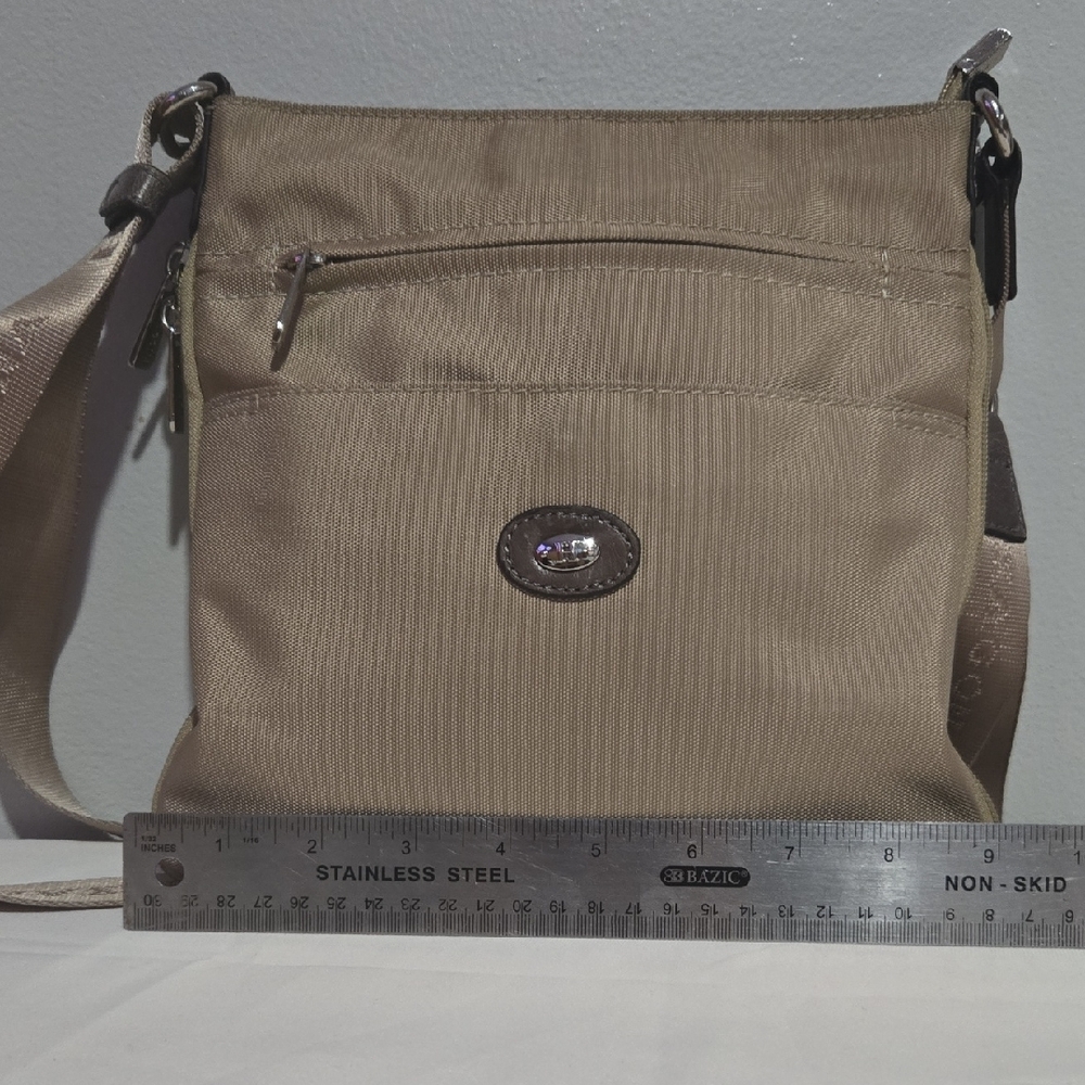 Hexagona Tan Crossbody Bag - Picture 4 of 9
